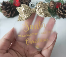 Load image into Gallery viewer, Frosted Acrylic Sublimation Ornament