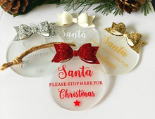 Load image into Gallery viewer, Frosted Acrylic Sublimation Ornament
