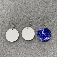 Load image into Gallery viewer, Sublimation MDF Teardrop Earrings
