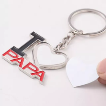 Load image into Gallery viewer, I 💗Papa Keychain
