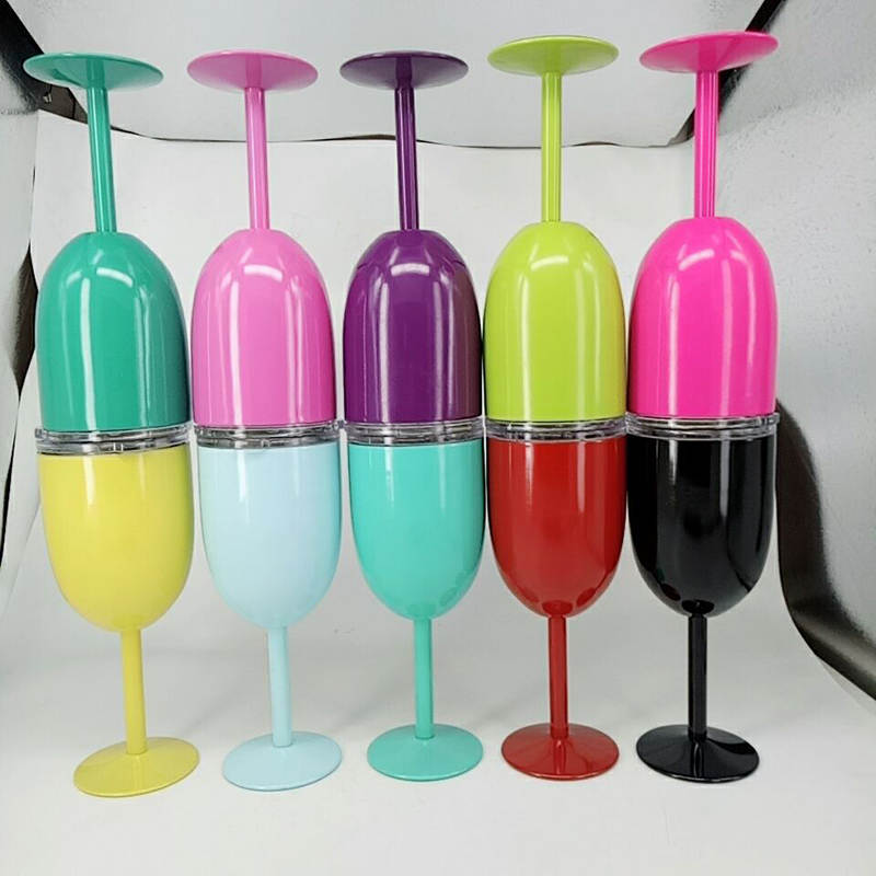 Stemmed Wine Tumbler with lid